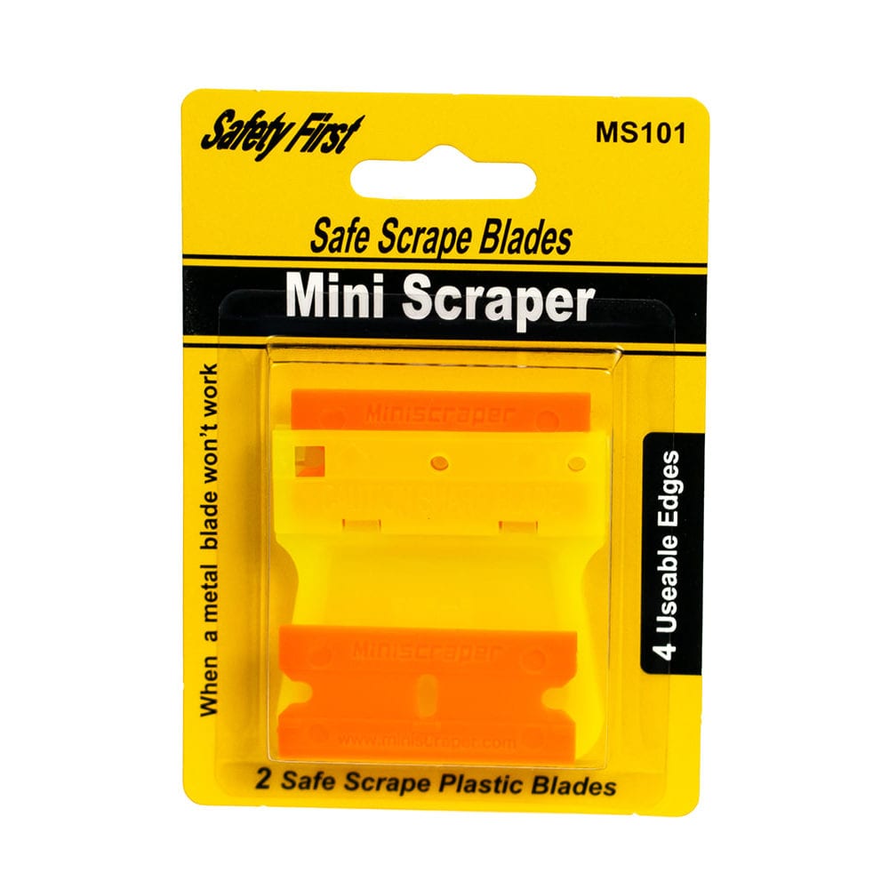 2pack Razor Blade Scraper 2-in-1 Scraper Tool With 12pcs Plastic Blades and 8pc for sale online 