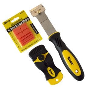 Titan Scraper Set - Razor Blade Scrapers, Cutters Cleaners & Small ...