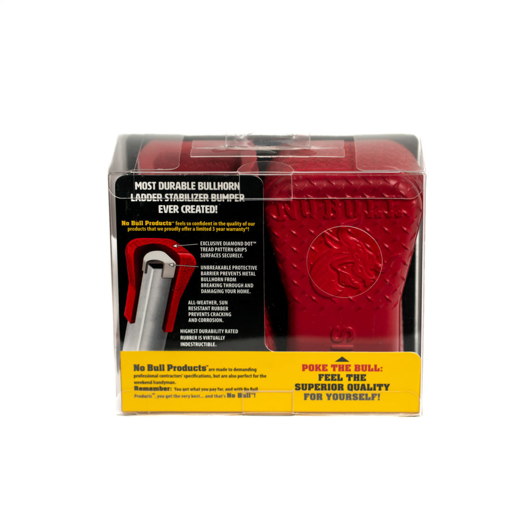 No BULL™ "Bullhorn" Ladder Stabilizer Bumpers Razor Blade Scrapers